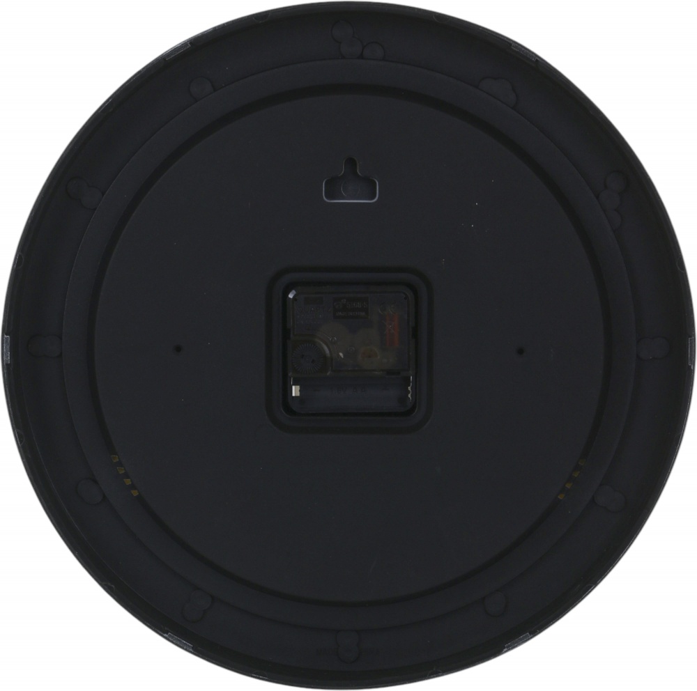 Часы настенные Laconic 30 см белый с черным