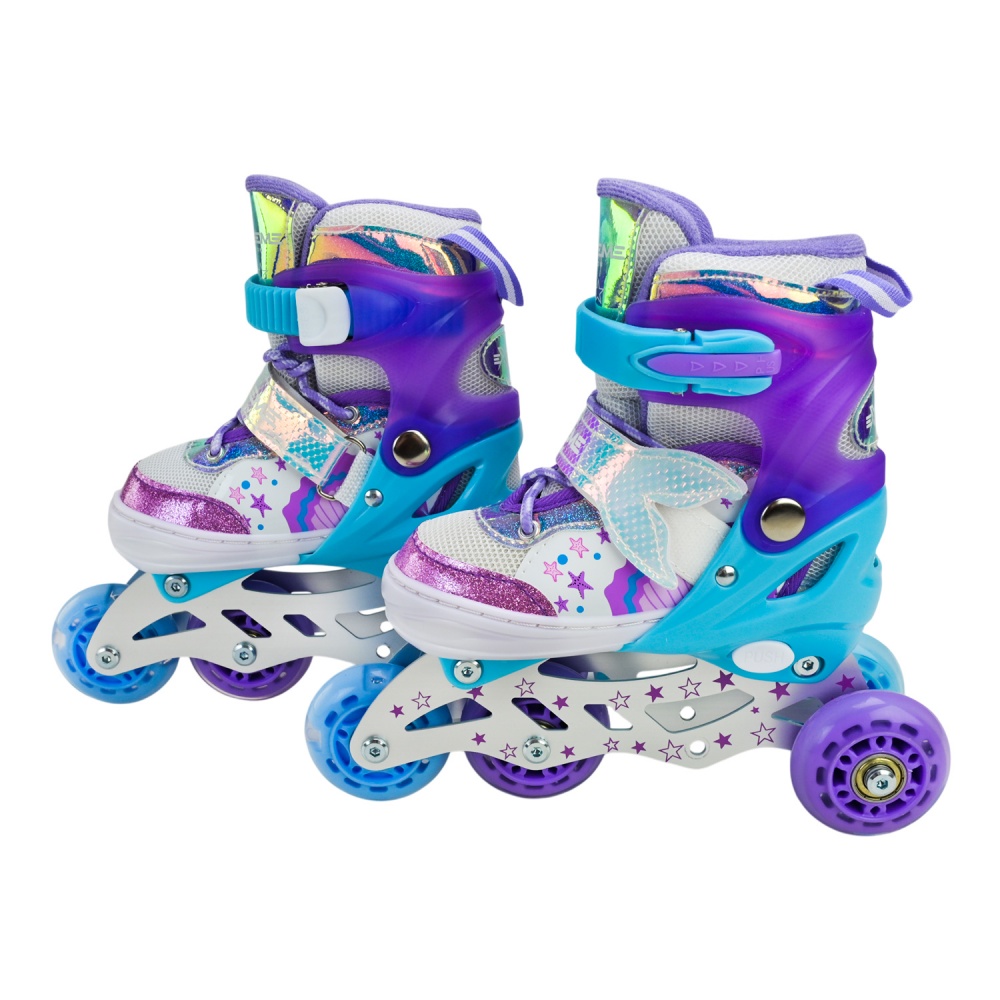 Роликовые коньки Shantou Extreme Motion M RL25434 р. 34-37 фиолетовый