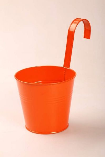 Кашпо подвесное Flor круглый 2л оранжевый 