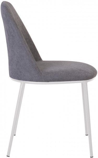 Стул обеденный Nowy Styl LARRY WHITE (BOX-2) (CH) SORO-93 серый/белый