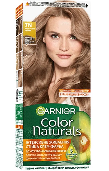 Крем-фарба для волосся Garnier Color Naturals 7.132 натуральний русявий 110 мл