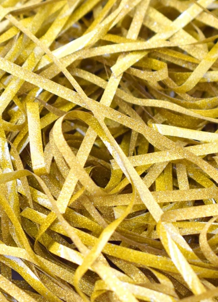 Наполнитель ПВХ блестящий золотой 18041