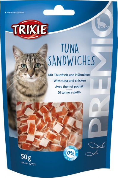 Лакомство Trixie Премио Tuna Rolls Tuna Sandwiches тунец 50 г