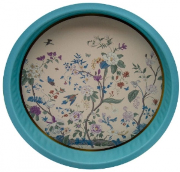 Поднос бірюзова Ø37 см Kontensan