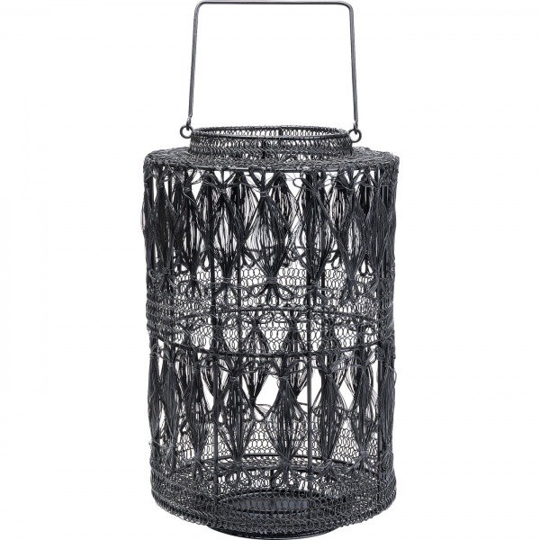 Подсвечник-фонарь Hayat 37 см черный KARE Design