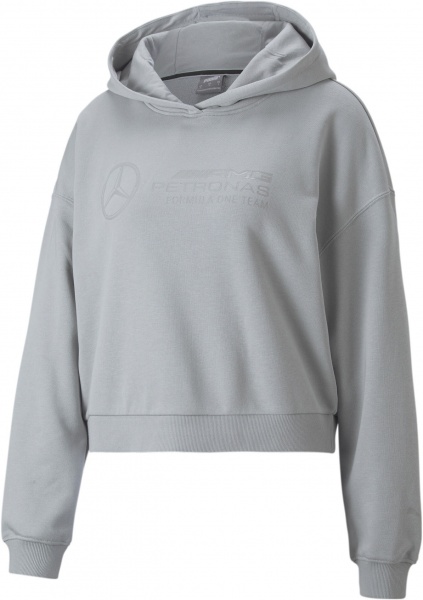 Джемпер Puma MAPF1 WMN ESS HOODIE MERCEDES TEAM SILVE 53492502 р.L серый