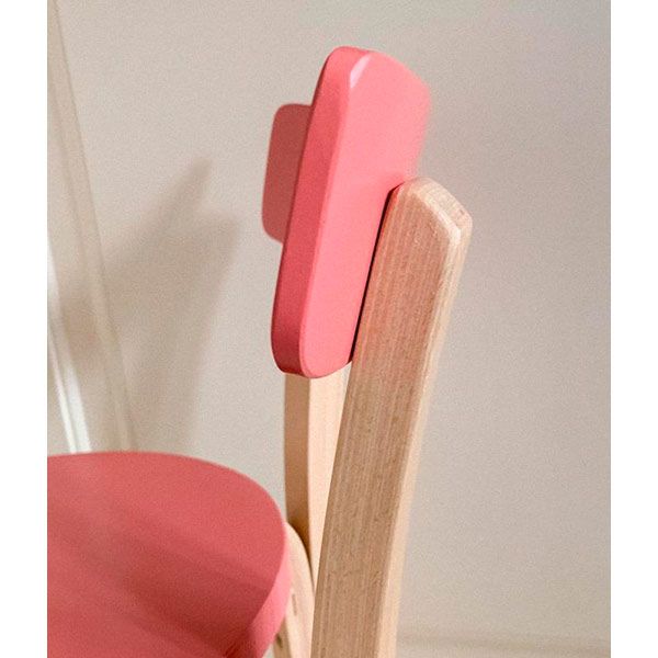 Стульчик для детей бук/розовый