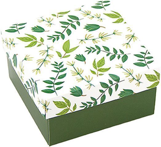 Коробка подарочная квадратна Summer 9х9х5 см