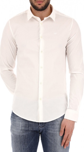 Рубашка Emporio Armani CAMICIA UOMO / MAN SHIRT 8N1C091N06Z-0100 р. XL белый