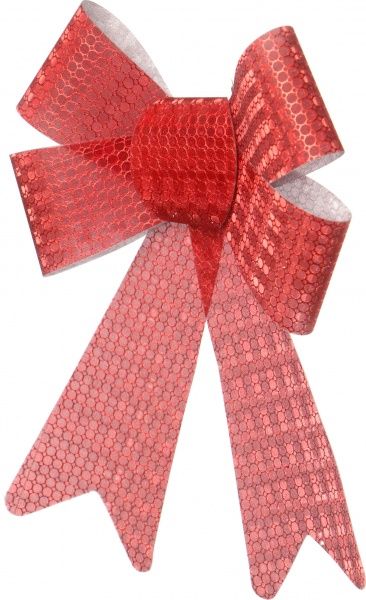 Набір новорічного декору Бант модерн 2 шт. 15x17 см червоний