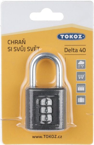Замок навісний TOKOZ Delta 40 відкритий (амбарний)