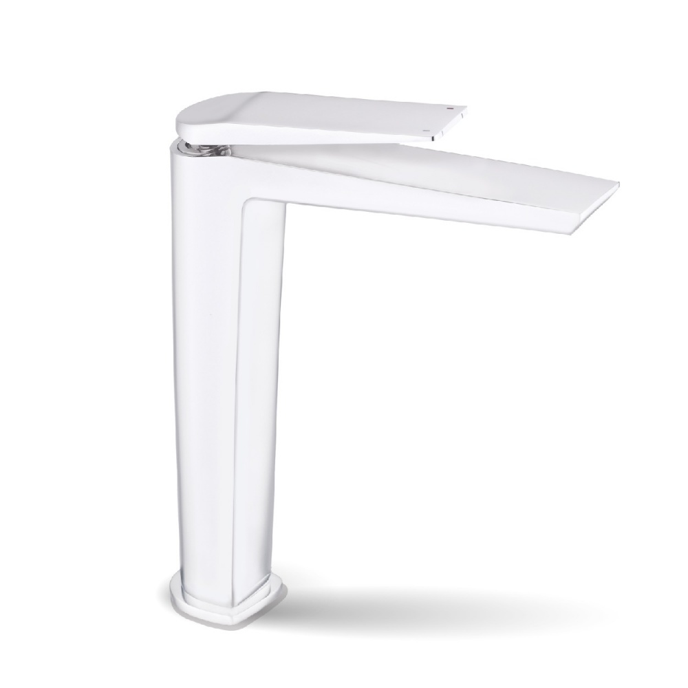 Змішувач для умивальника FADO S.r.l MIX09044W високий матовий білий