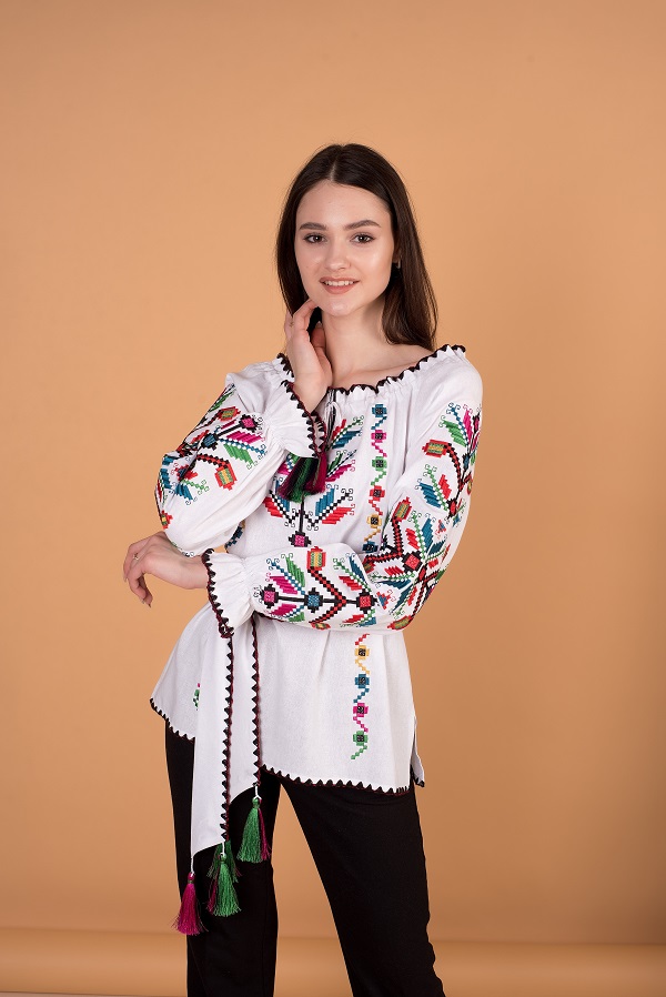 Вышиванка Galychanka Подолянка р. L белый Wb-039-2