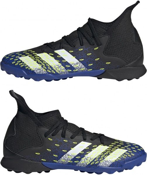 Бутсы Adidas PREDATOR FREAK .3 TF J FY0624 р. UK 3,5 черный
