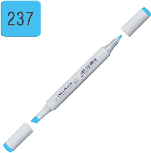 Маркер спиртовий FINECOLOUR Junior EF101-237 блакитний ціанін 
