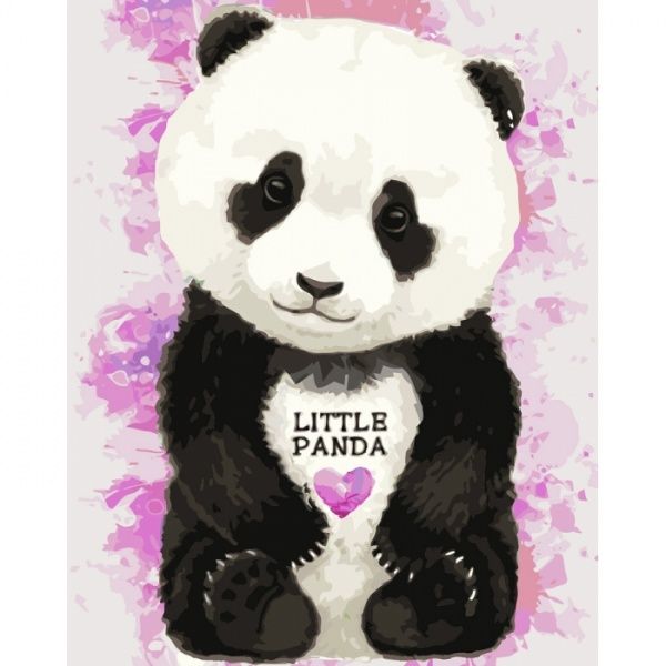Картина по номерам Маленькая пандочка Идейка 