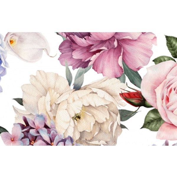 Декор Golden Tile Gortenzia Мікс №5 72Б351 250х400 мм