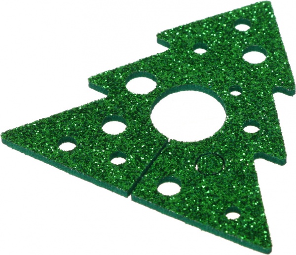 Декорація новорічна Гулівер Країна набір маркерів новорічних для келихів 6 шт. 123060 