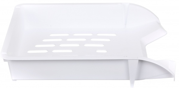 Лоток для бумаг горизонтальный ПП 34х25,2х5,7 см белый Арніка