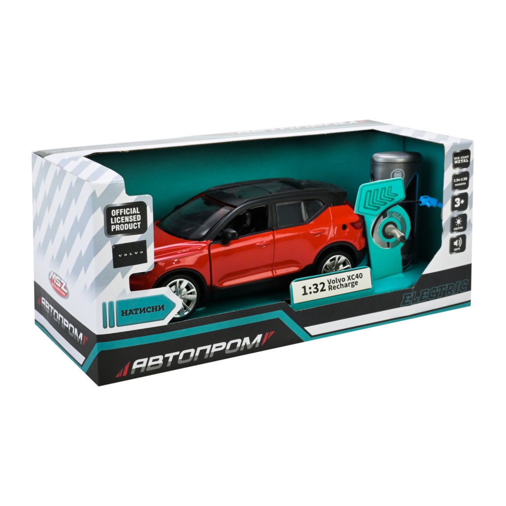 Автомодель Автопром 1:32 Volvo XC40 Recharge 68703
