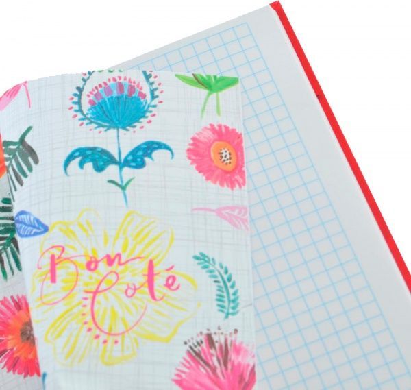 Блокнот Bon Cote. Red 100х200 мм YES