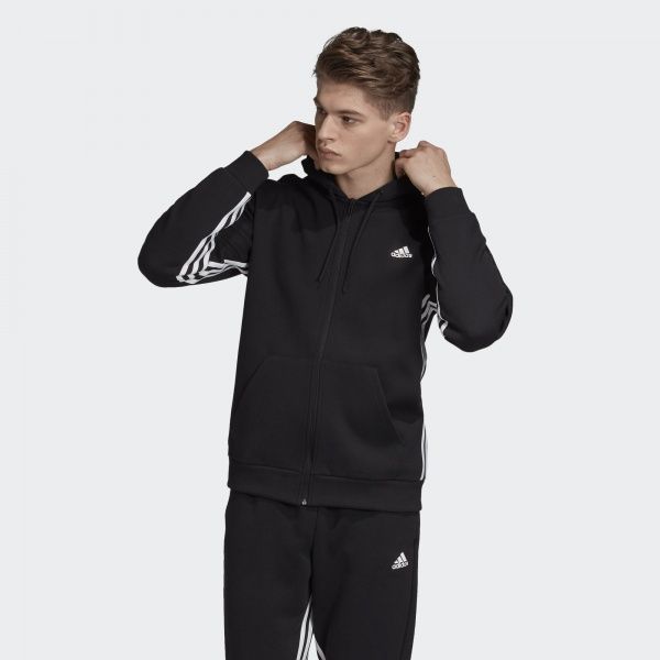 Джемпер Adidas M MH 3S FZ DX7657 р. XL чорний