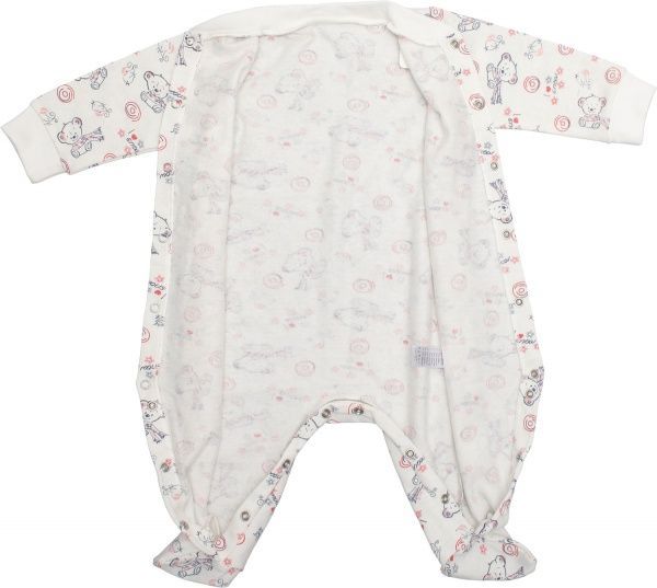 Боди Фламинго ясельный р.68 молочный 647-310 