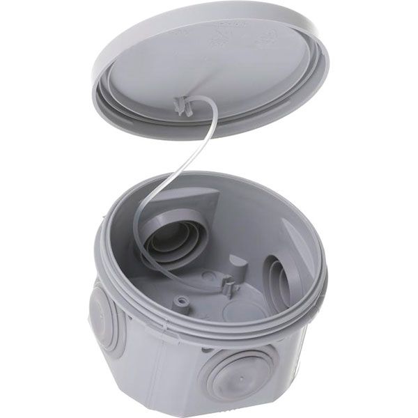 Коробка розподільча з кришкою HausMark пластик IB004