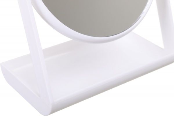 Дзеркало косметичне кругле ST 16x23,5 cм біле