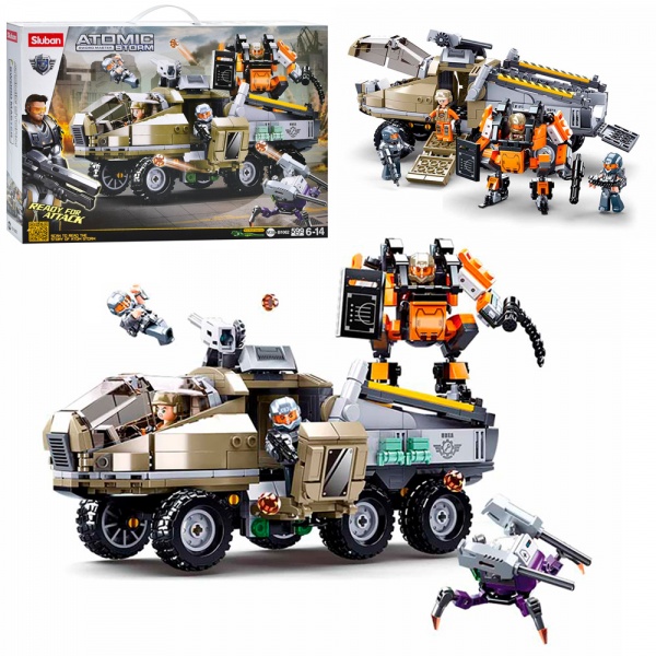 Конструктор Sluban Atomic Storm Втеча M38-B1062