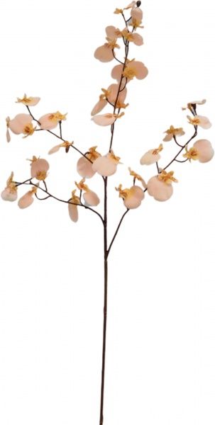 Растение искусственное Цветок искусственный Орхидея пудровый
