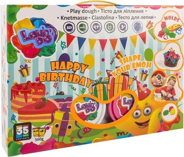 Тісто для ліплення Lovin'do Нappy Birthday 540 г 11012