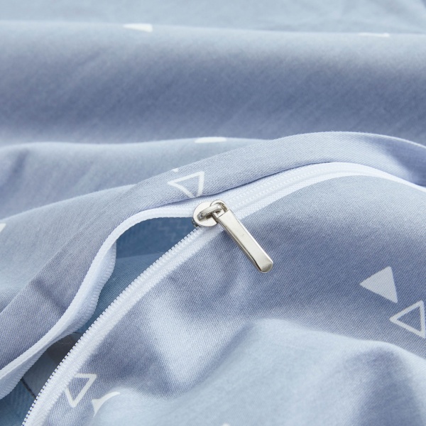 Комплект постільної білизни Tiles 1,5 блакитний La Nuit 