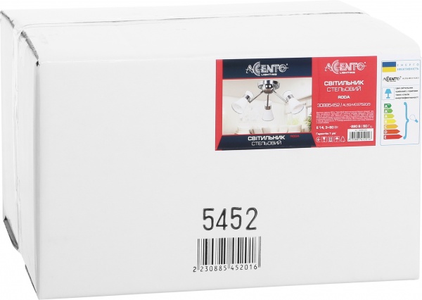 Люстра потолочная Accento lighting Roda 3xE14 хром ALSQ-MD37520/3 