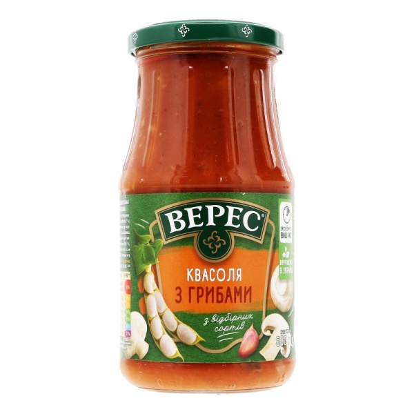 Фасоль Верес с грибами 500 г