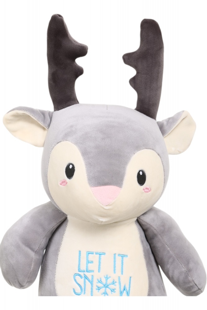 М'яка іграшка Luna Kids Різдв'яна Олень Бобо 32 см сірий DT240637