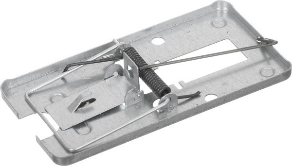 Мышеловка металлическая оцинкованная, 95 x 50 мм