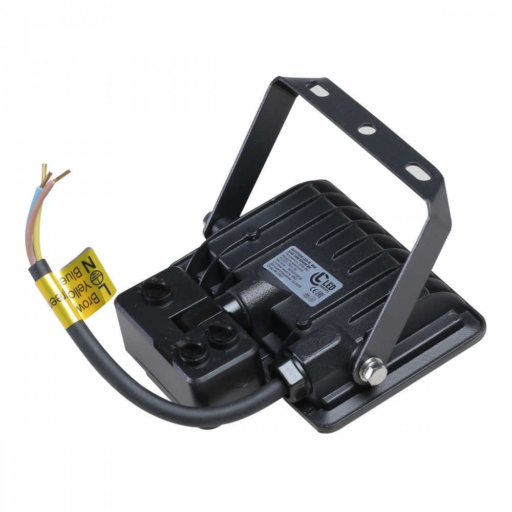 Прожектор с датчиком движения LED CONCEPT Gorteen FL 010 10 Вт IP65 черный