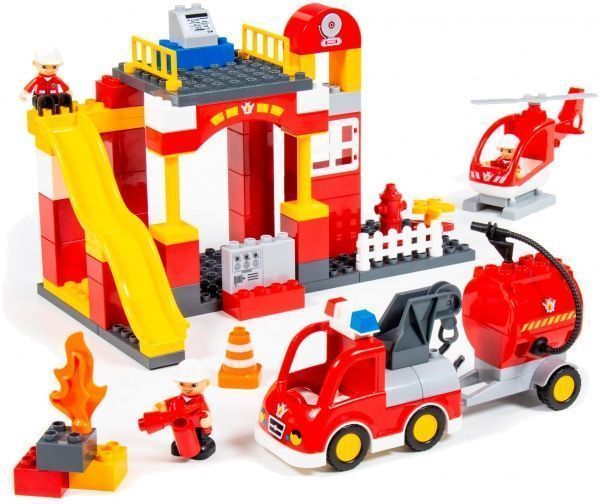 Конструктор строительный Полесье Пожарная станция 77509