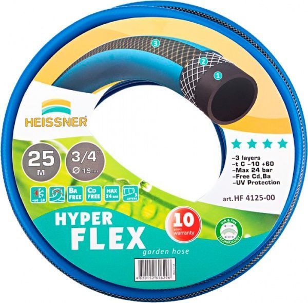 Шланг для полива Heissner Hyper-Flex HF 3/4