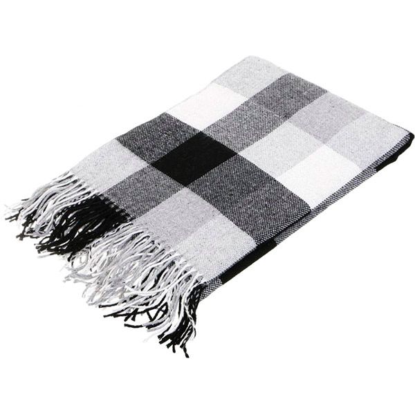 Плед вовняний Фреска 200x140 см серый Вултекс-С 