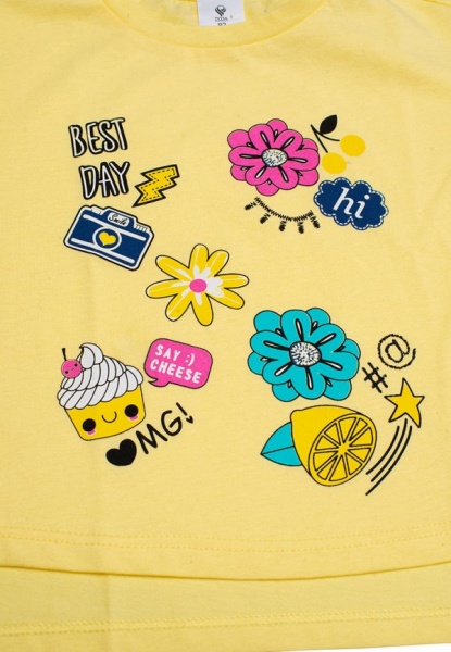 Джемпер для девочки Роза р.122 светло-желтый 210562 