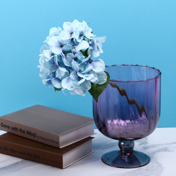 Кубок декоративный HOFF Giardino 15x20 см 20 см лиловий 