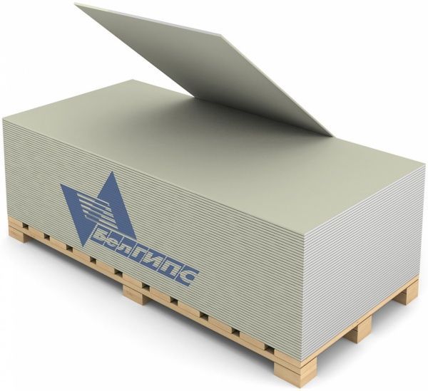 Гіпсокартон звичайний Belgips 2500x1200х9,5 мм