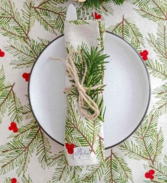 Салфетка Прованс Елка 35x45 см 