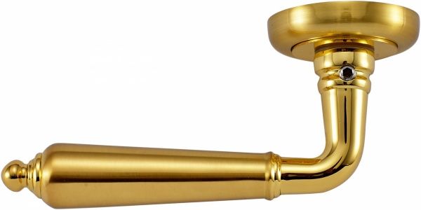 Ручка на розетці  MVM Z-1221 матова латунь