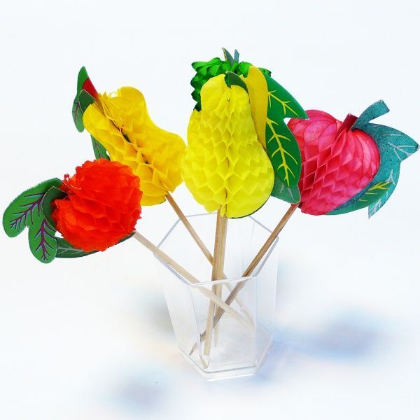 Набір Party House шпильки-фрукти 20 шт.