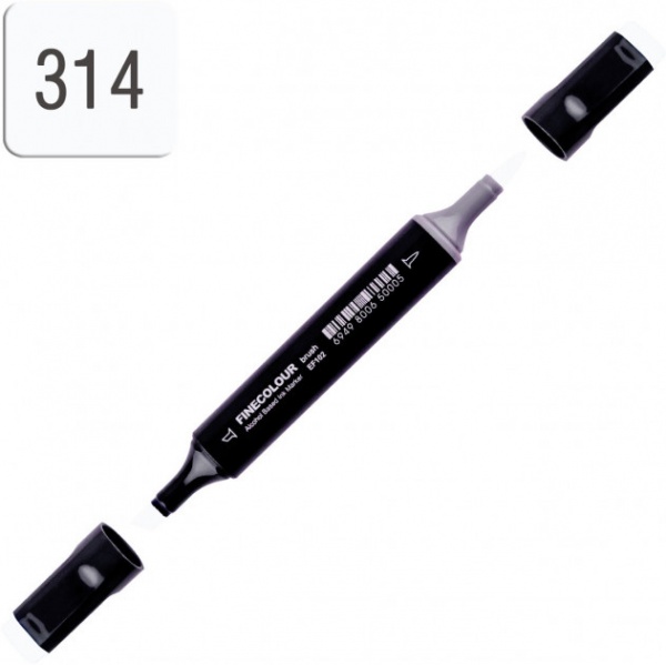 Маркер спиртовой FINECOLOUR EF102-314N резкий серый №0 
