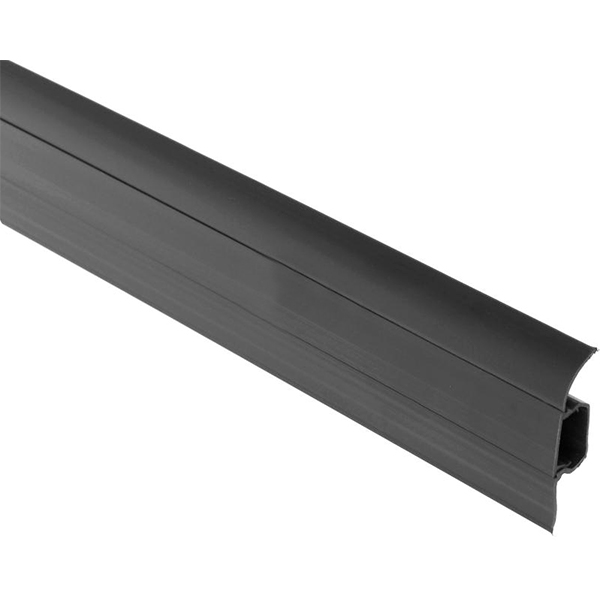Плинтус ПВХ TIS черный 18х56х2500 мм 