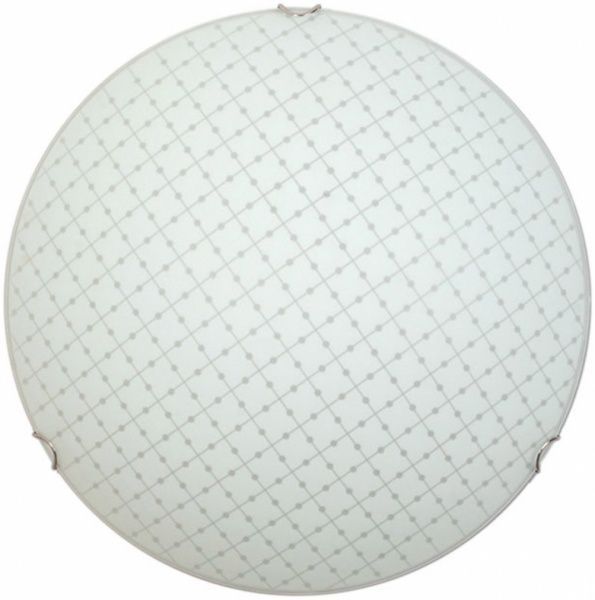 Світильник настінно-стельовий Геотон НББ 01-2х100-595 7619 2x100 Вт E27 білий 33399 